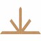 Ekena Millwork Saratoga Timber Gable Bracket, Western Red Cedar, 84"W x 56"H x 5 1/2"D x 5 1/2"F, 16/12 Pitch GBW084X56X0606SAR00SWR - alternate 1